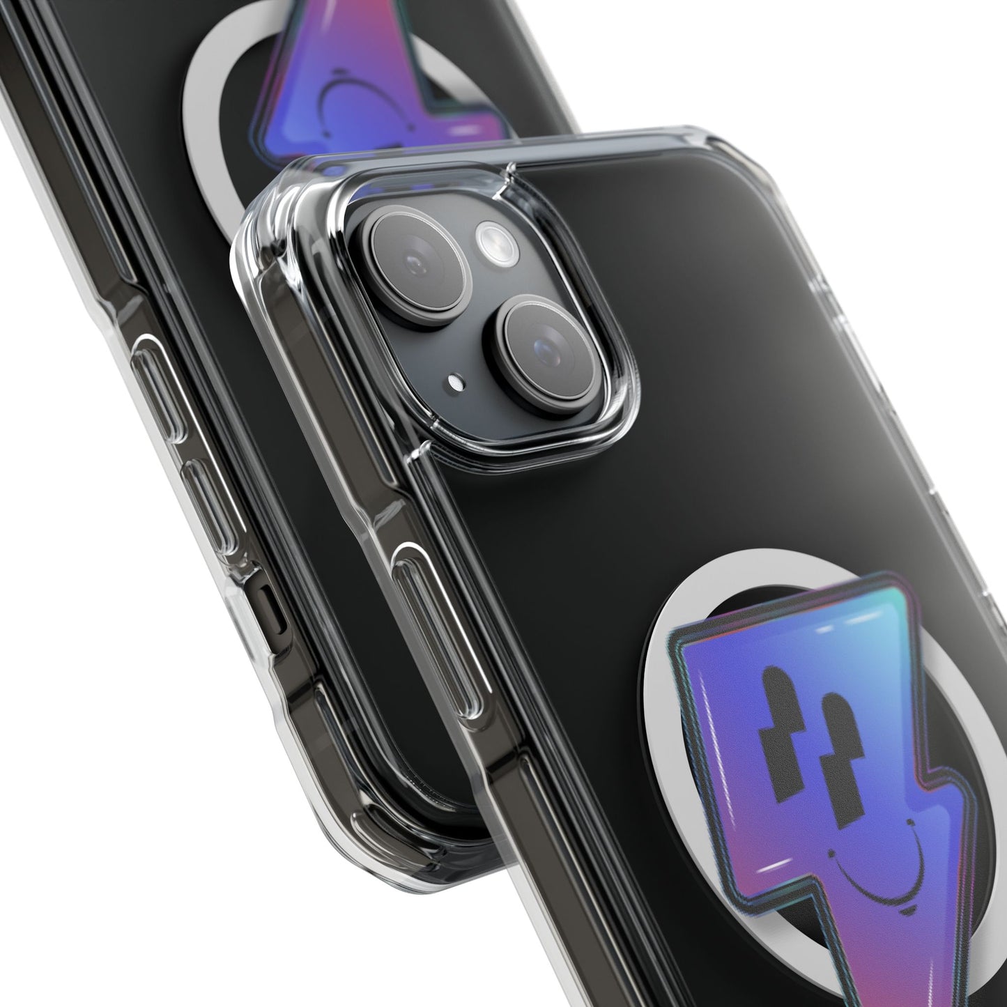 Smiley Charge Pop Magnetic clear Impact case