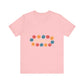 Retro Floral Groove Unisex jersey short sleeve tee