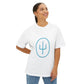 Split Mark Unisex Oversized Boxy Tee