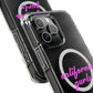 California Script Magnetic Clear Impact cases