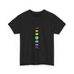 Rainbow Lunar Phases Unisex Cotton Tee