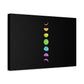 Rainbow Lunar Phases Canvas