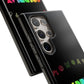 Premium Tough Case for Samsung S21 to S25 Ultra Showcasing Coldplay’s Signage