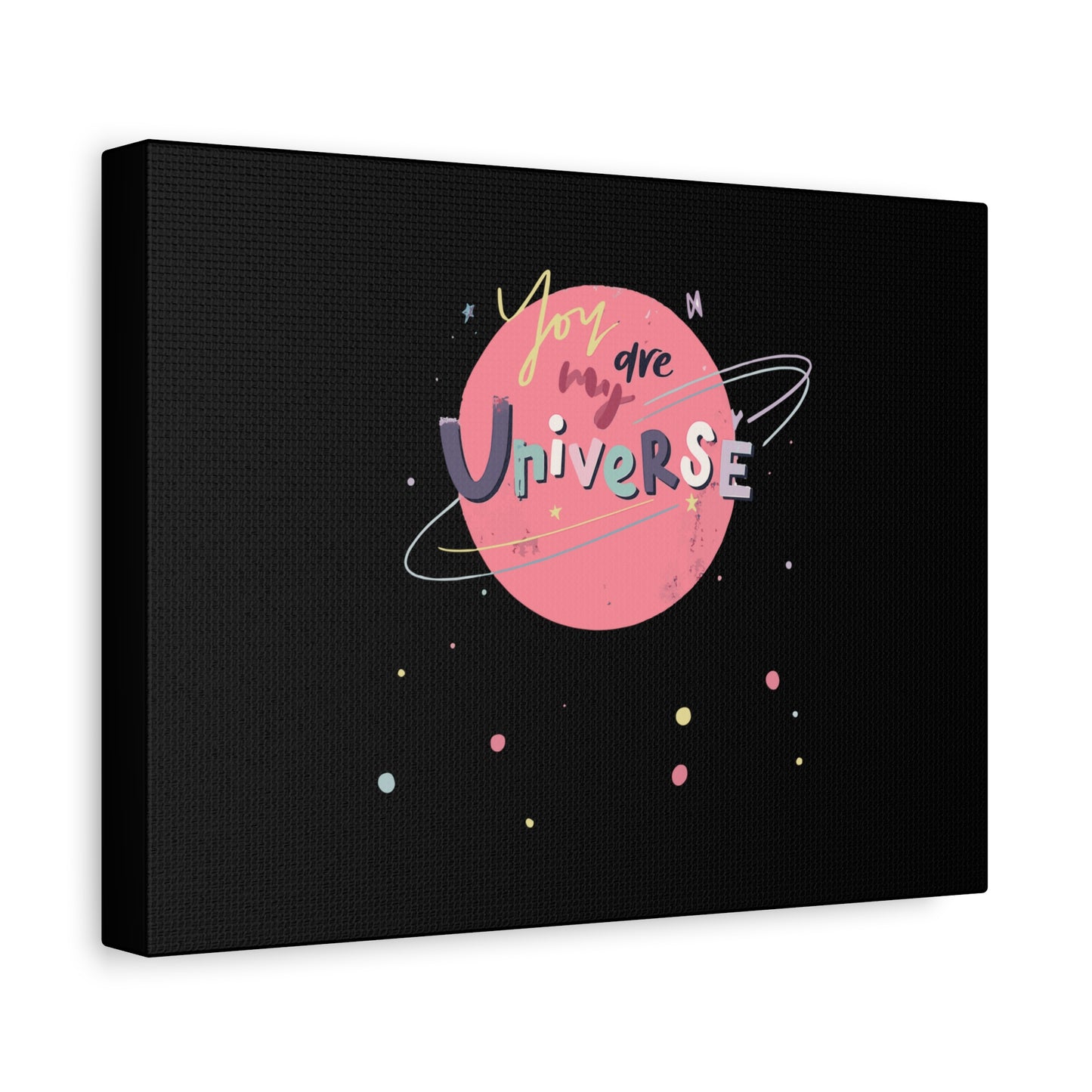 Pastel Planet & Universe Canvas