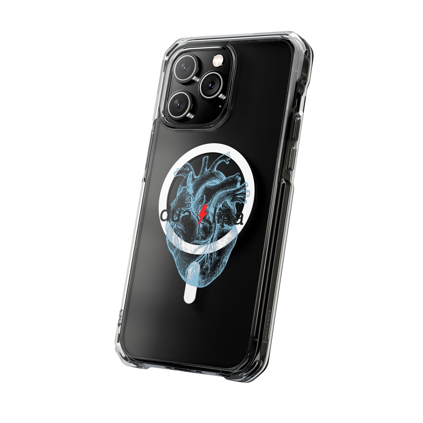 Electro Heart Illustration Magnetic Clear Impact case