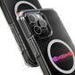 Wavy Groovy Typography Magnetic Clear Impact case