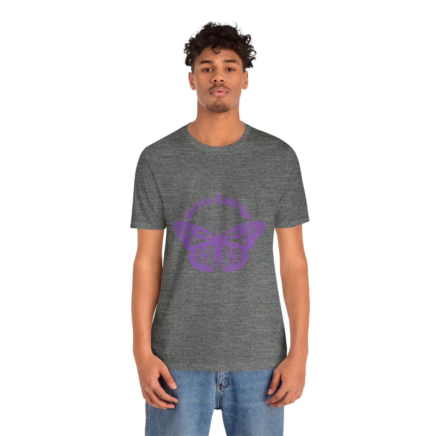 Olivia Rodrigo Unisex Jersey Short Sleeve Tee - With Butterfly