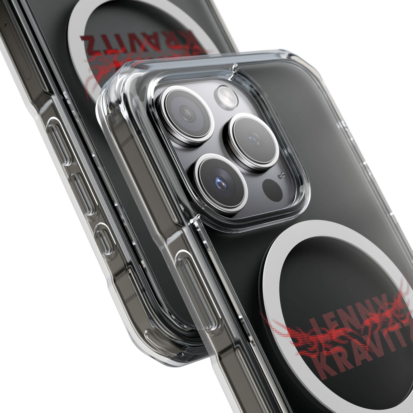 Fire Aura Grid Magnetic clear Impact case