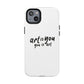 Red Scribble Heart Tough Magnetic Case