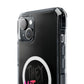 Bold “NOT” Statement Magnetic Clear Impact case