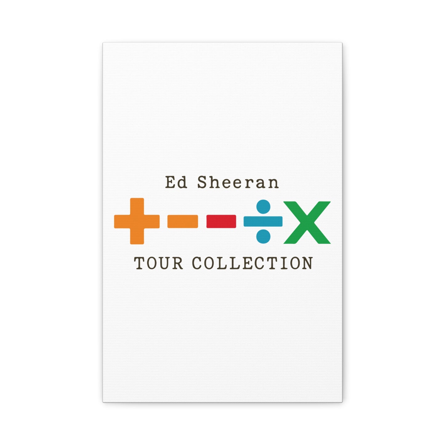 Matte Stretched Canvas, 1.25" Depth – Ed Sheeran Edition