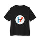 Circle Flame Unisex Oversized Boxy Tee