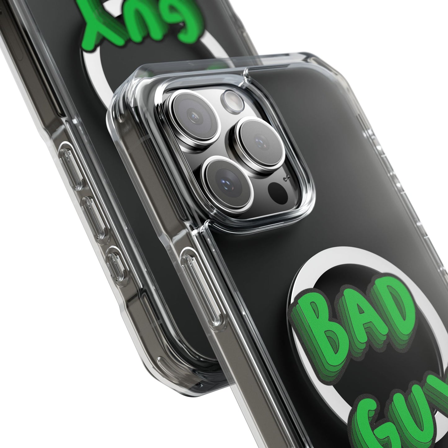 Bold 3D Bad Mood Magnetic Clear Impact Case