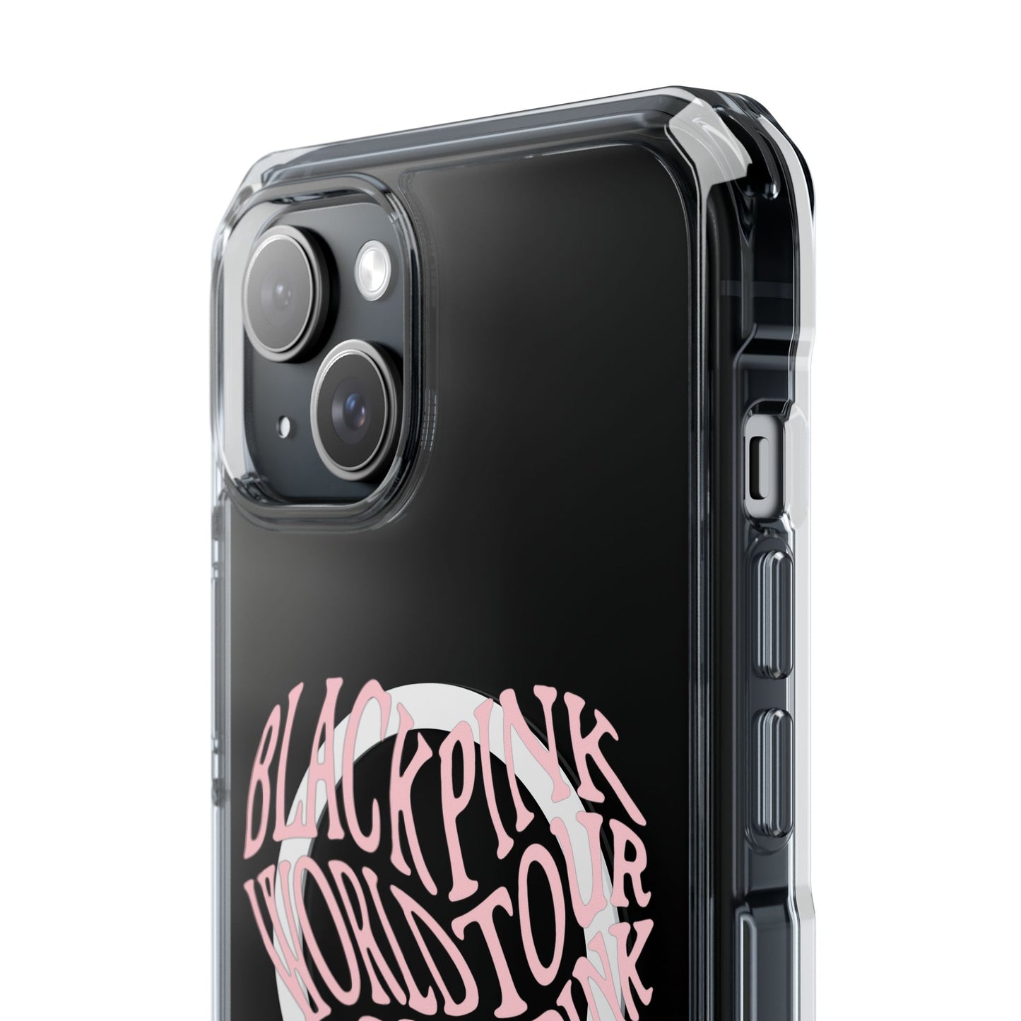 Born Pink Heart Typography - Magnetic Clear Impact Case