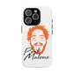 Tough iPhone Case (12–16 Pro Max) – Post Malone Name Design with Picture