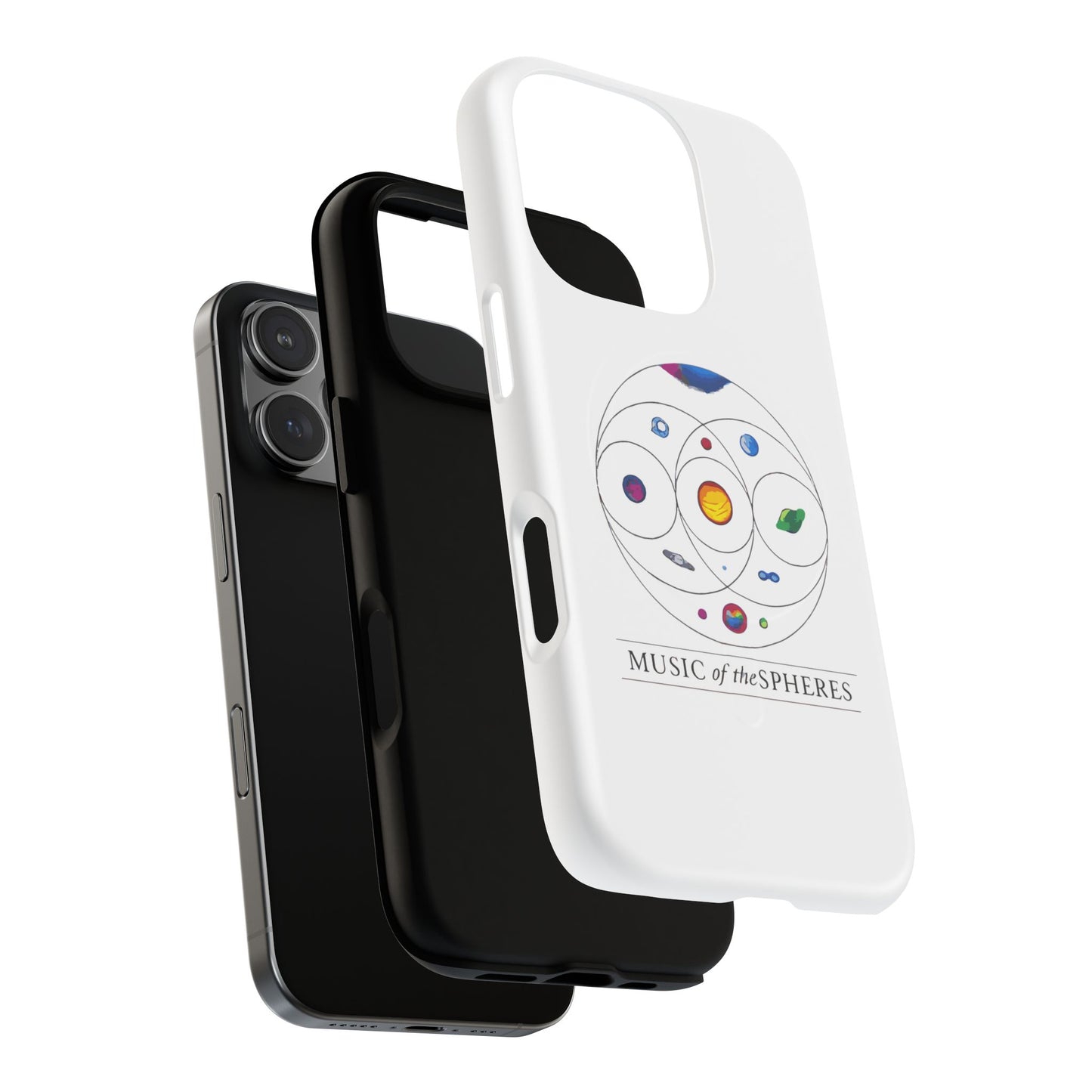 Colorful Planetary Orbit Diagram Tough Magnetic Case