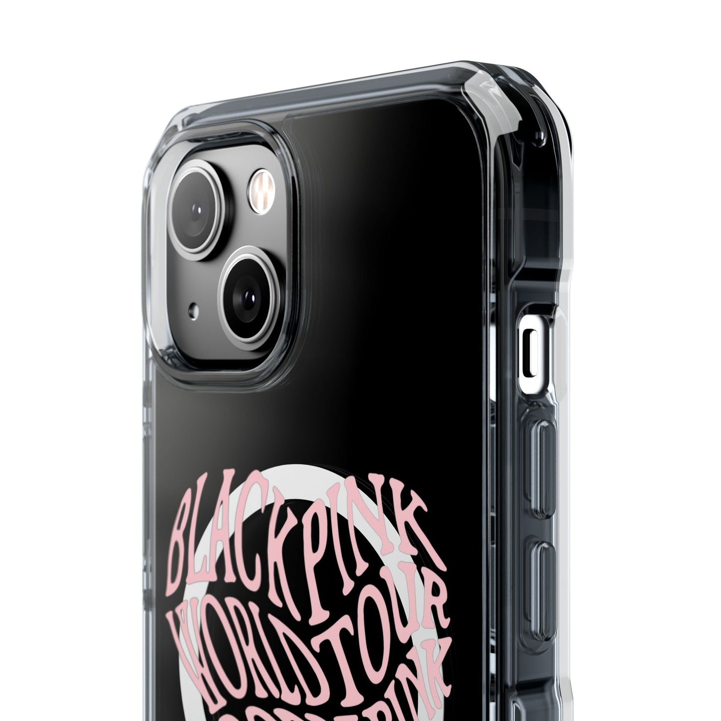 Born Pink Heart Typography - Magnetic Clear Impact Case
