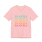 Retro Pop Lines Unisex jersey short sleeve tee