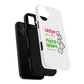 White Paw Print Tough Magnetic case