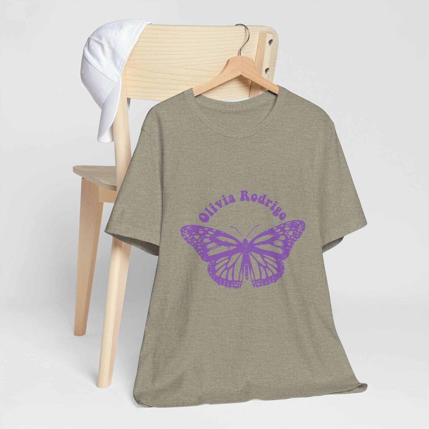 Olivia Rodrigo Unisex Jersey Short Sleeve Tee - With Butterfly