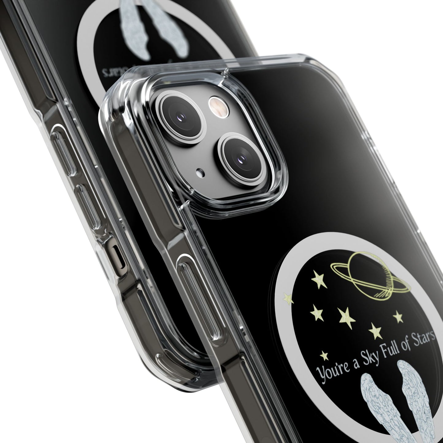 Starry Sky Wings Magnetic Clear Impact case