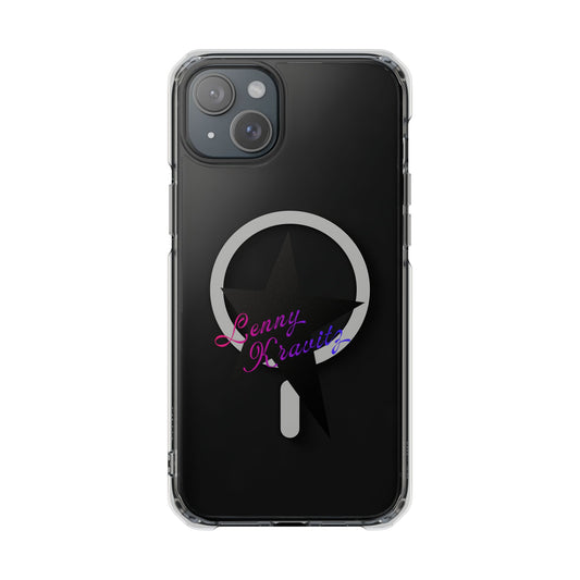 Retro Groove Script Magnetic clear Impact case