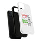 White Paw Print Tough Magnetic case