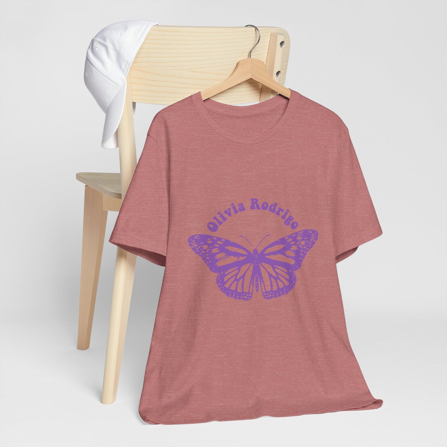 Olivia Rodrigo Unisex Jersey Short Sleeve Tee - With Butterfly