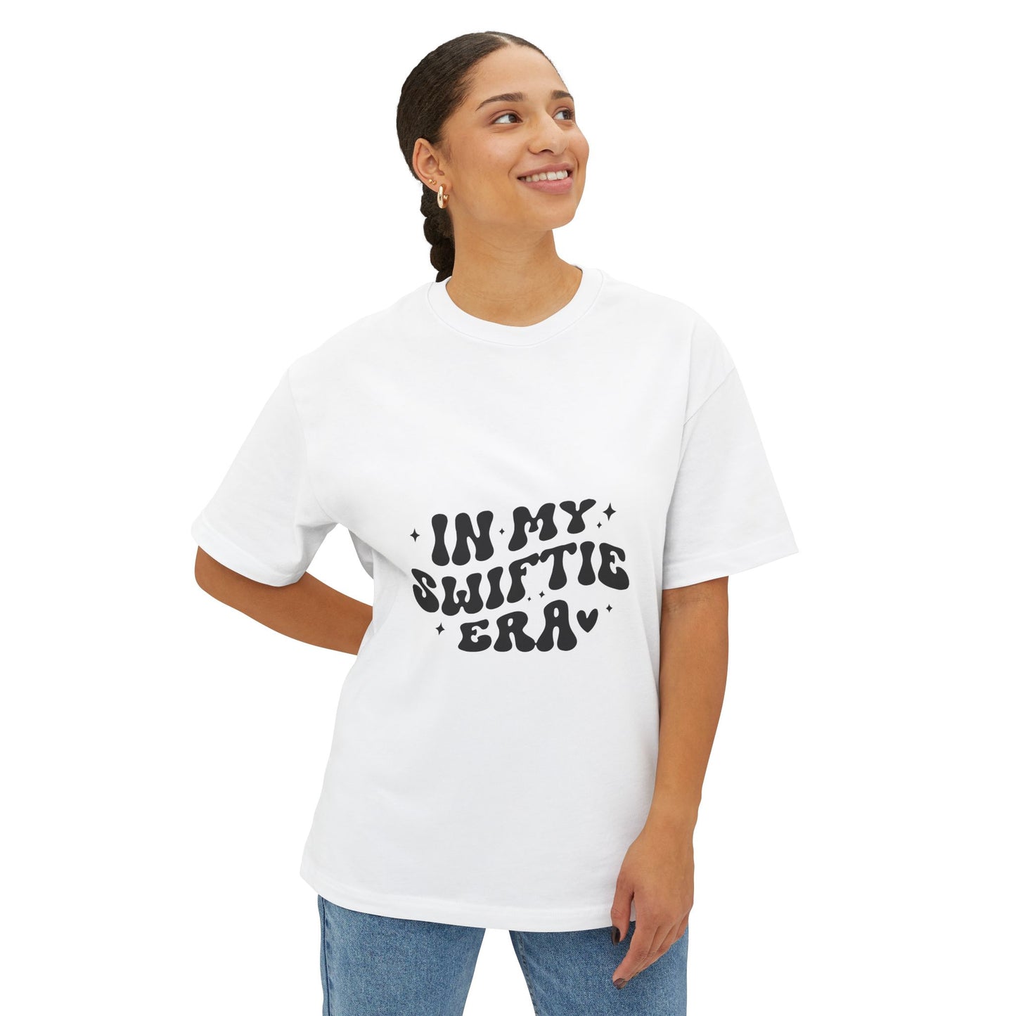 Retro Girl Power Unisex Oversized Boxy Tee