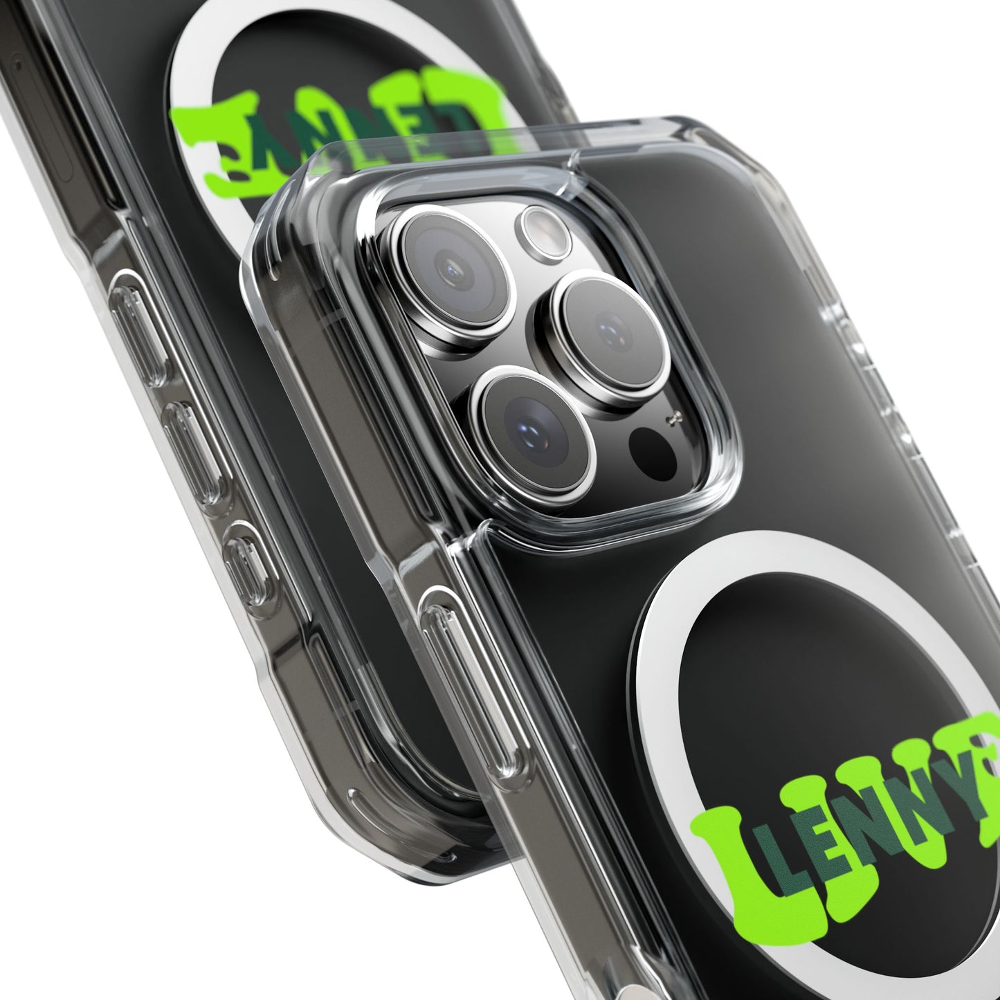 Live Lenny Pop Magnetic clear Impact case