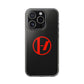 Crimson Orbit Clear Case