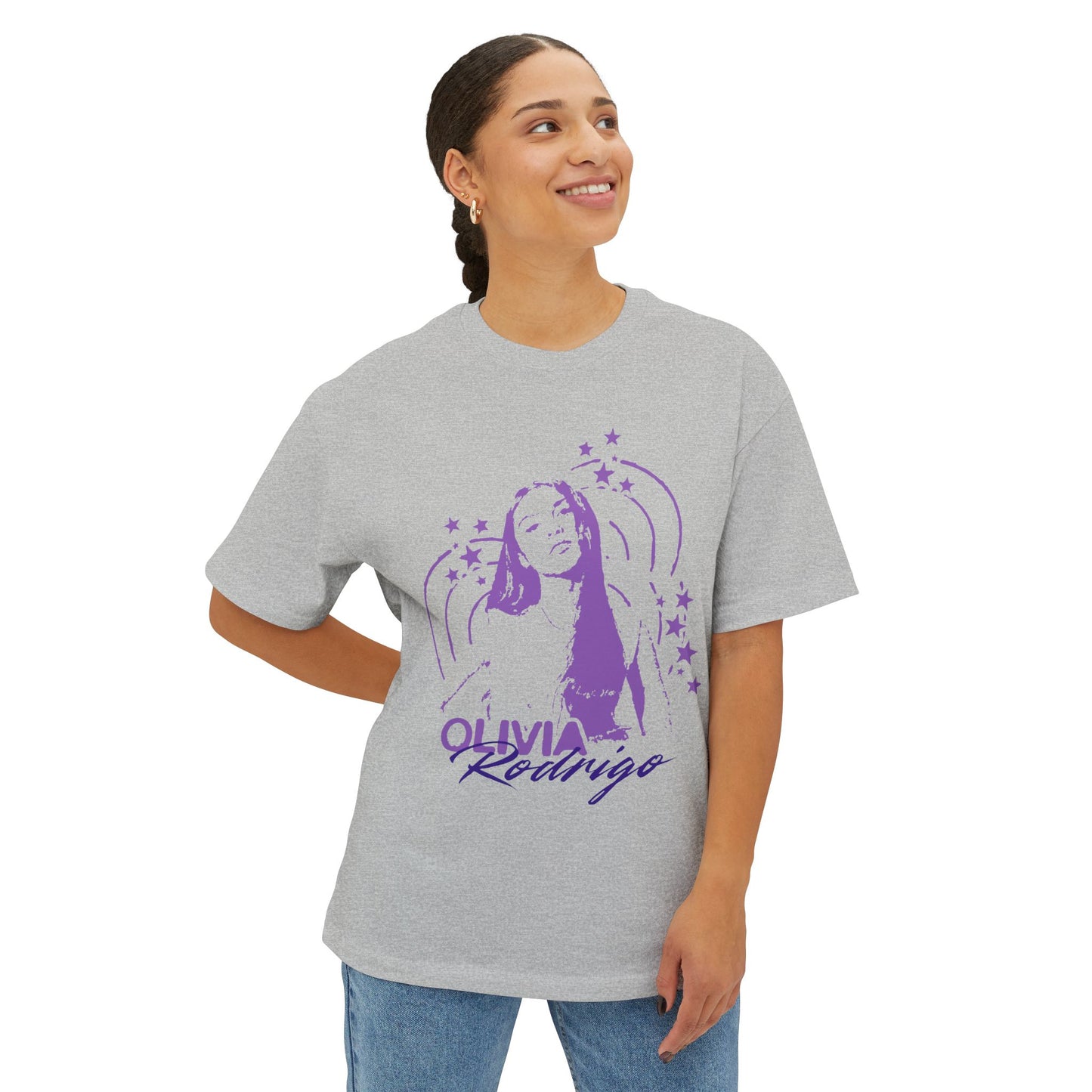 Olivia Rodrigo Star Portrait-Oversized Tee