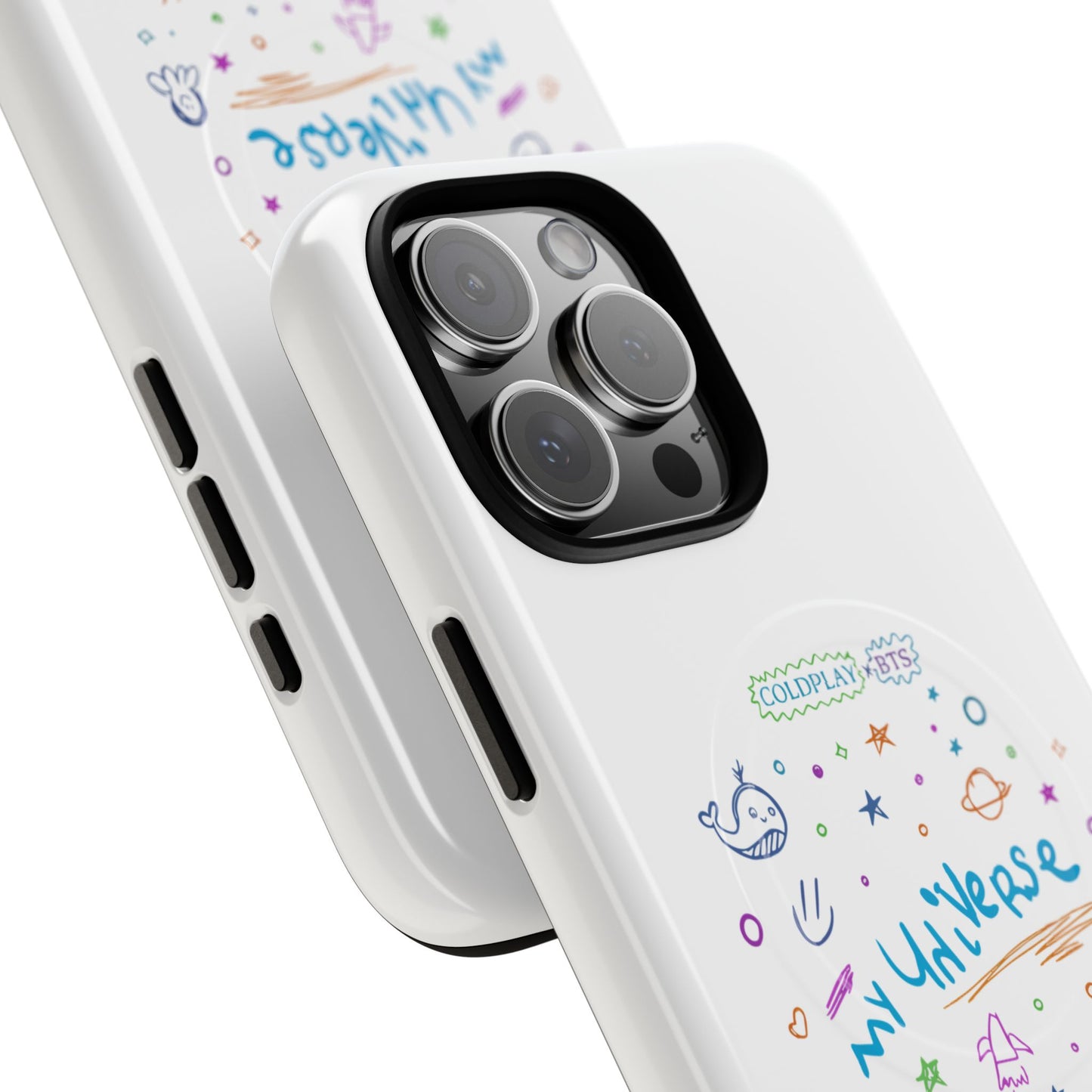 Neon Space Doodles Tough Magnetic Case