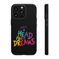 Premium Tough Case for iPhone 12 to 16 Pro Max Showcasing Coldplay’s Iconic A Head Full of Dreams