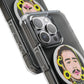 Cartoon Face with Sunflowers Magnetic Impact Case