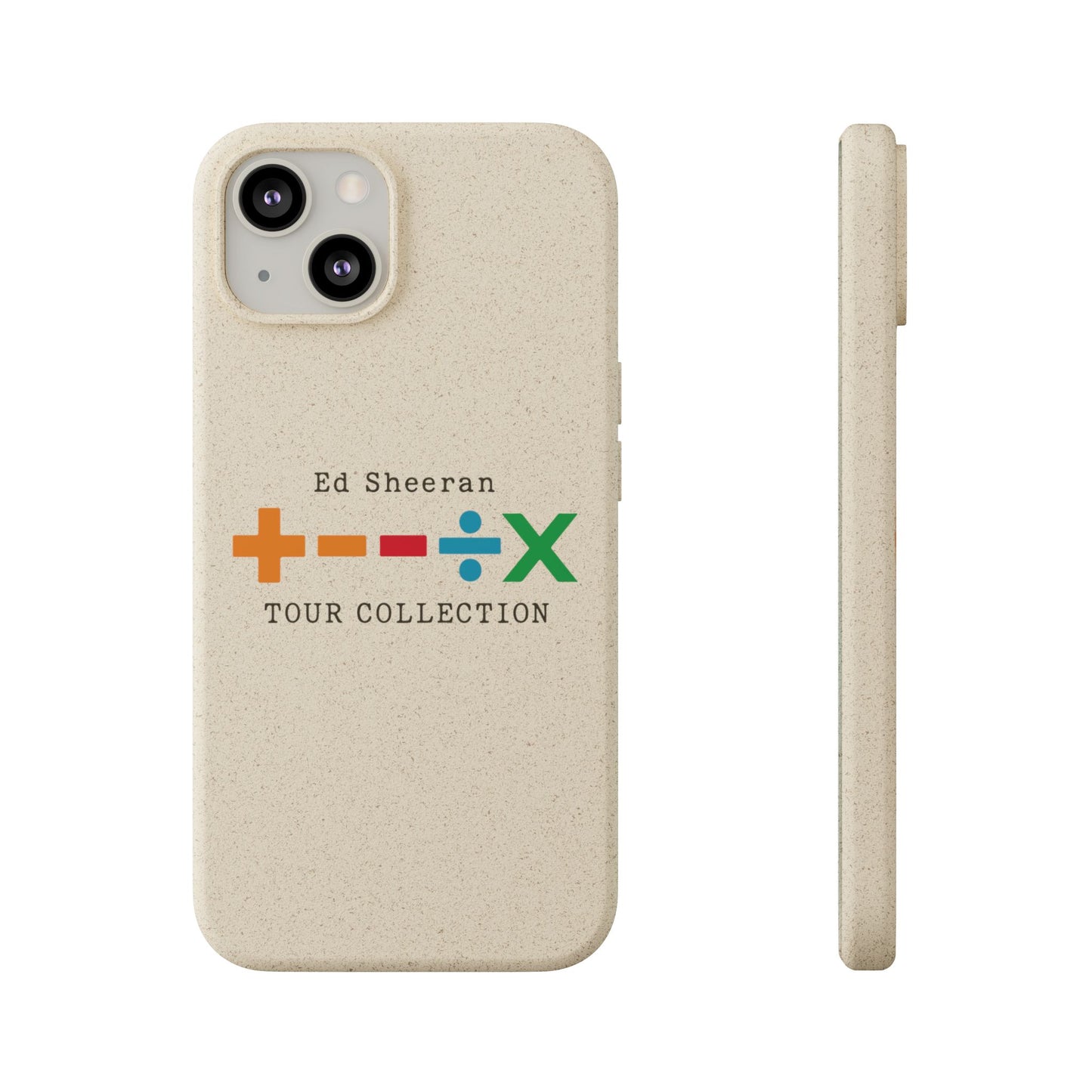 Biodegradable Cases for iPhone 12 to 16 Pro Max Showcasing – Ed Sheeran Edition