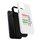 White Paw Print Tough Magnetic case