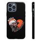 Tough iPhone Case (12–16 Pro Max) – Post Malone Heart Design