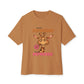 Oversized boxy Tee – Snazzy Espresso Edition