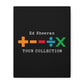 Matte Stretched Canvas, 1.25" Depth – Ed Sheeran Black Edition