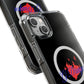 Heart on Fire Bold Script Magnetic Clear Impact Case