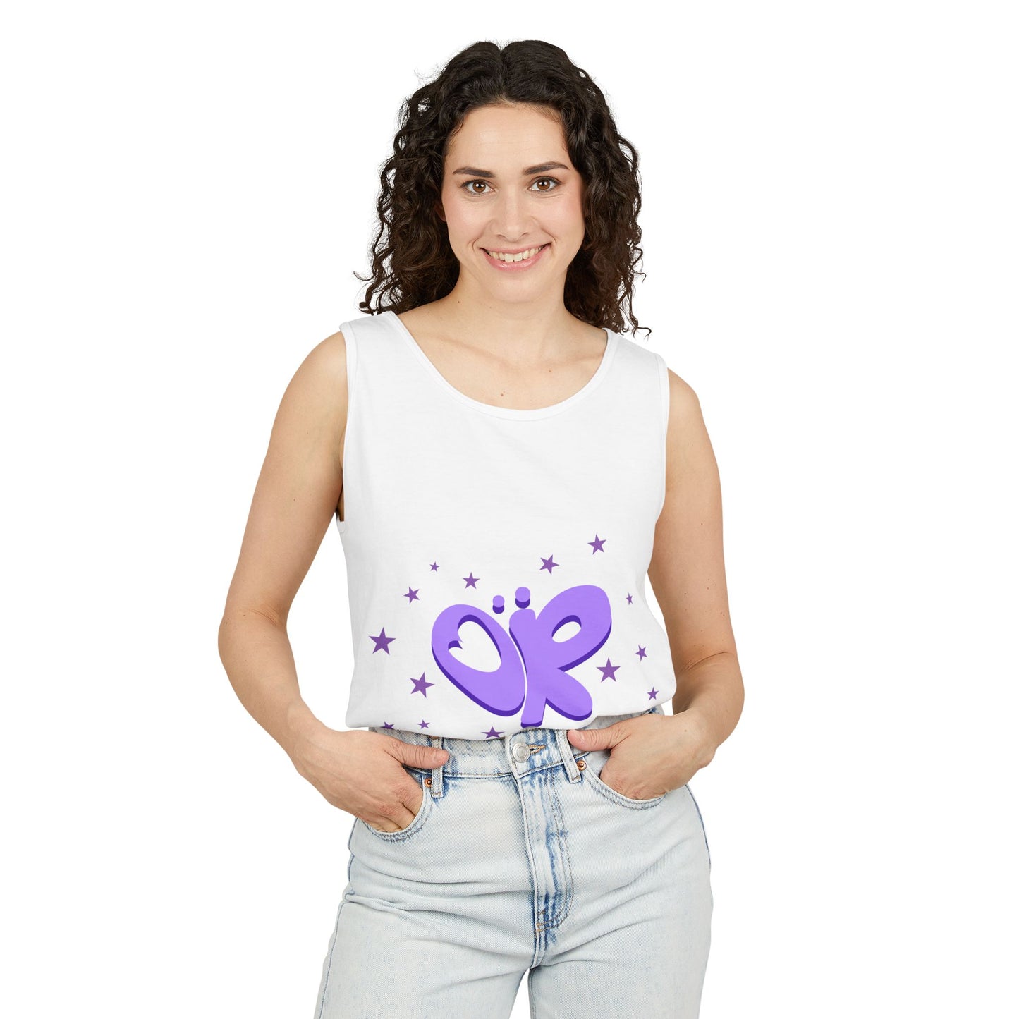 OR Graffiti Starburst-Dyed Tank Top