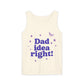 Dad Idea Right! Star & Butterfly-Dyed Tank Top
