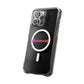 Wavy Groovy Typography Magnetic Clear Impact case