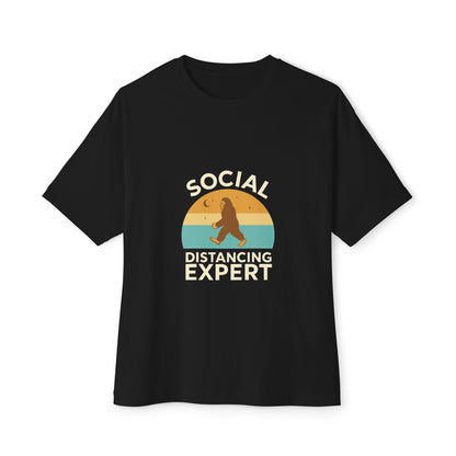 Oversized boxy Tee – Snazzy Social Distance Edition