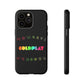 Premium Tough Case for iPhone 12 to 16 Pro Max Showcasing Coldplay’s Signage