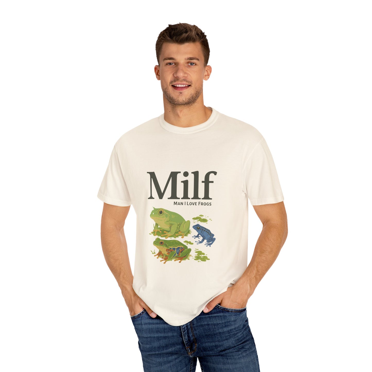 Unisex Garment-Dyed T-shirt – Snazzy Funny Milf Edition