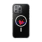 Heart on Fire Bold Script Magnetic Clear Impact Case