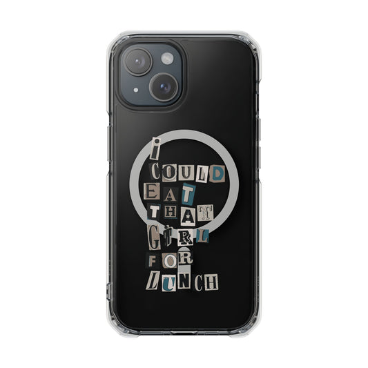 Mixed Message Collage Magnetic Clear Impact Case