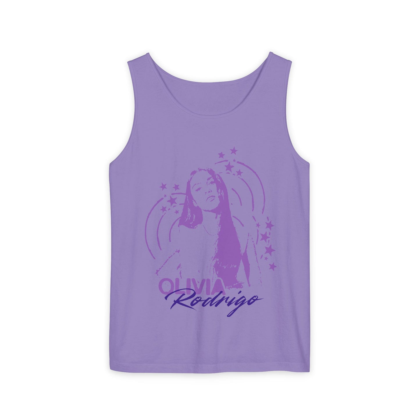 Olivia Rodrigo Star Portrait-Dyed Tank Top